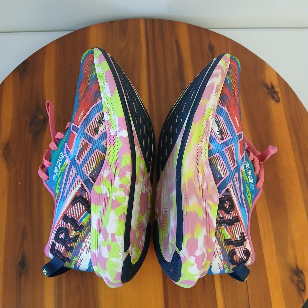 Asics Noosa Tri 13 Womens 7 Blue Pink Running Shoes Sneakers 1012A898 - Picture 7 of 8
